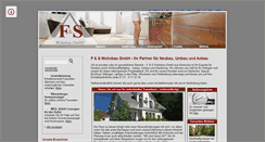 Desktop Screenshot of fs-wohnbau-gmbh.de